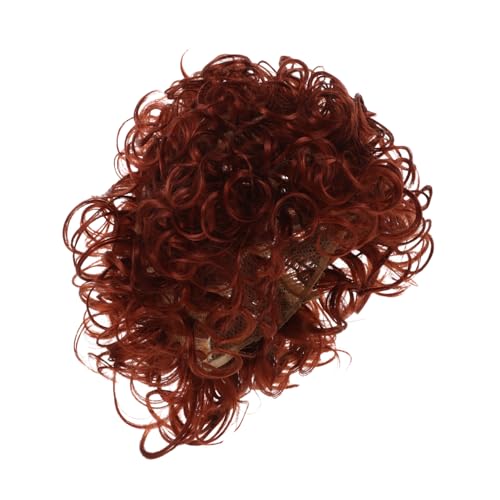 AOKWAWALIY Afro-Perücke Afro Perücke Echthaar Perücke Cosplay perücke Clown perücke Bezaubernde Cosplay-Perücke charmante Cosplay-Perücken falsche Haare lustige Perücken chemische Faser Brown von AOKWAWALIY