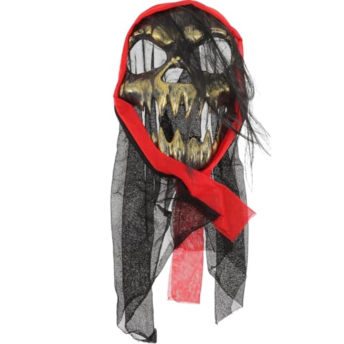 AOKWAWALIY Halloween-Maske Kostüme für Erwachsene Halloween-Cosplay-Maske halloween mitgebsel halloween oblaten Outfit Halloweenkostüm Halloween-Gesichtsabdeckung Auffällige Maske Plastik von AOKWAWALIY