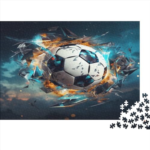 3D Fußball Puzzlespiel 1000 Teile Für Erwachsene, Einzigartige Kunstwerke Und Vorlage - Geburtstagsgeschenk - Spaßige Puzzles Mit Überraschung Von Puzzle in A Bag Puzzel 1000pcs (75x50cm) von AOLENFKR