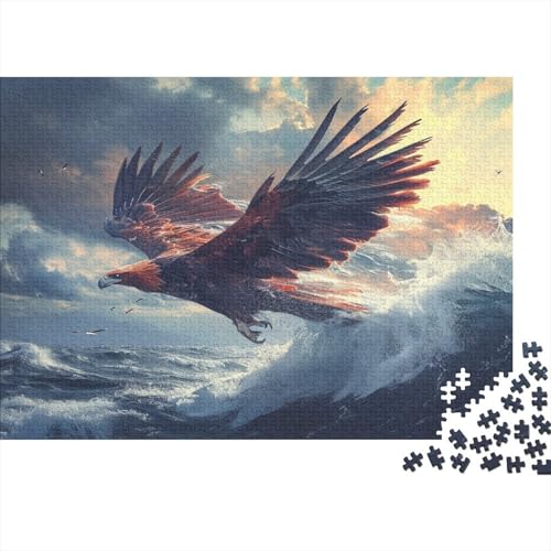 Adler Puzzle 1000 Teile Erwachsener Kniffel Spaß Für Die Ganze Familie - Abwechslungsreiche 1000 Puzzleteilige Motive Puzzle Erwachsene, Puzzel 1000pcs (75x50cm) von AOLENFKR