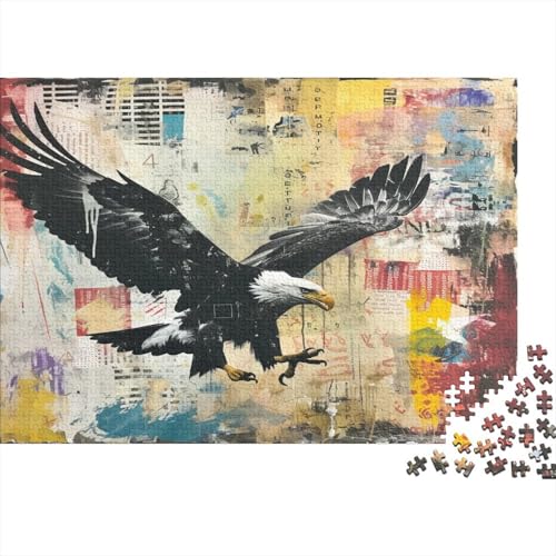 Adler Puzzle 1000 Teile Erwachsener Kniffel Spaß Für Die Ganze Familie - Abwechslungsreiche 1000 Puzzleteilige Motive Puzzlespiel Erwachsene, Puzzel 1000pcs (75x50cm) von AOLENFKR