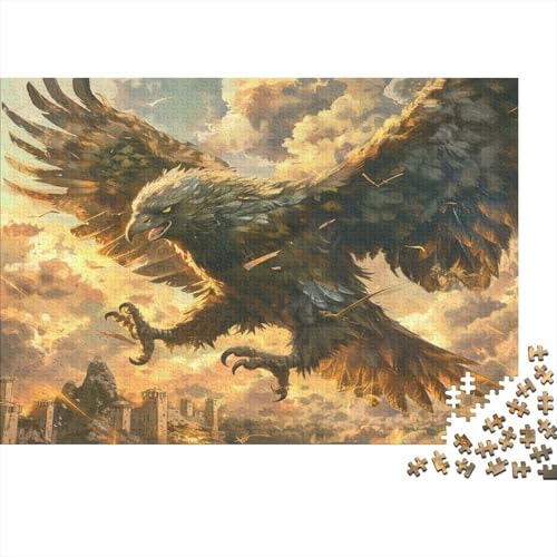 Adler Puzzlespiel 1000 Teile Puzzles Für Erwachsene Lernspiel Herausforderung Spielzeug 1000 Teile Puzzles Für Erwachsene Kinder Erwachsenen Puzzlespiel Puzzel 1000pcs (75x50cm) von AOLENFKR