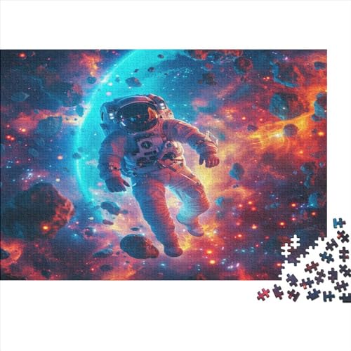 Astronaut Puzzle 1000 Teile Erwachsener Kniffel Spaß Für Die Ganze Familie - Abwechslungsreiche 1000 Puzzleteilige Motive Puzzlespiel Erwachsene, Puzzel 1000pcs (75x50cm) von AOLENFKR