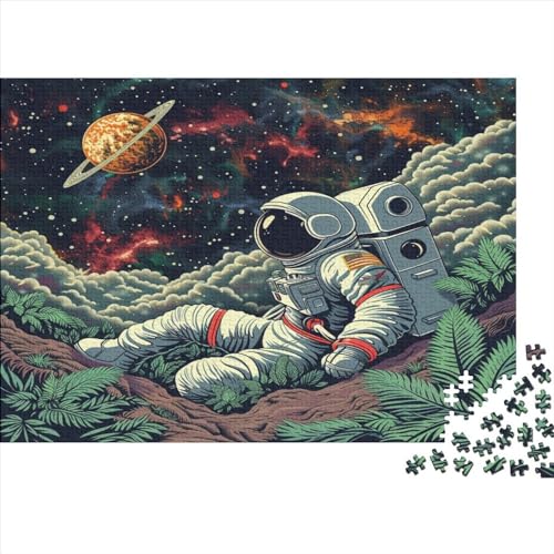 Astronaut Puzzle 1000 Teile Puzzle Für Erwachsene Und Kinder Ab 14 Jahren Puzzel 1000pcs (75x50cm) von AOLENFKR