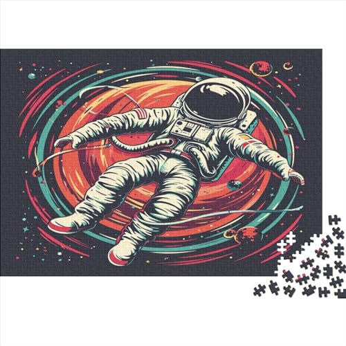 Astronaut Puzzle 1000 Teile Puzzles Für Erwachsene Lernspiel Herausforderungsspielzeug 1000-teilige Puzzlespiel Für Erwachsene Kinder Puzzel 1000pcs (75x50cm) von AOLENFKR