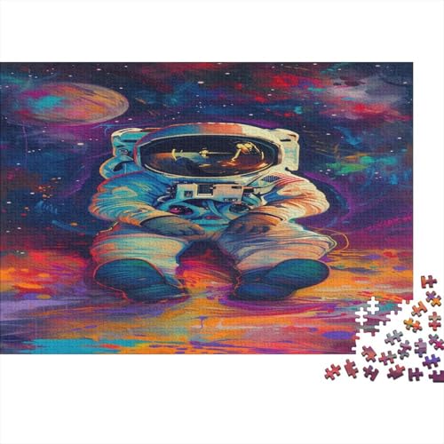 Astronaut Puzzlespiel 1000 Teile Für Erwachsene, Einzigartige Kunstwerke Und Vorlage - Geburtstagsgeschenk - Spaßige Puzzles Mit Überraschung Von Puzzle in A Bag Puzzel 1000pcs (75x50cm) von AOLENFKR