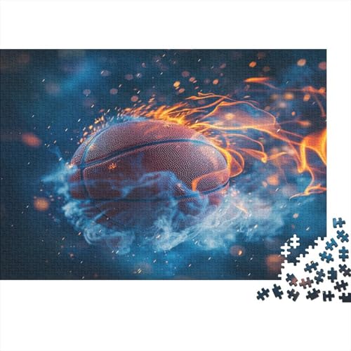 Basketball Puzzle 1000 Teile Erwachsener Kniffel Spaß Für Die Ganze Familie - Abwechslungsreiche 1000 Puzzleteilige Motive Puzzlespiel Erwachsene, Puzzel 1000pcs (75x50cm) von AOLENFKR