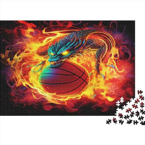 Basketball Puzzlespiel 1000 Teile Jigsaw Puzzle 1000 Puzzle FüR Erwachsene Kinder Senioren Erwachsenen Puzzlespiel Puzzel 1000pcs (75x50cm) von AOLENFKR