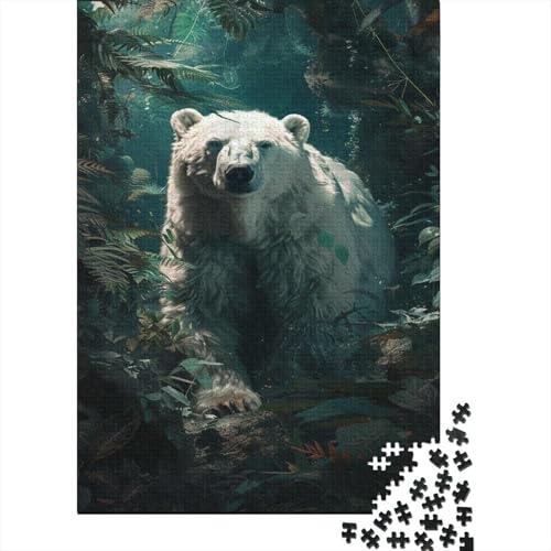 Brown Bär 1000 Stück Puzzles Für Erwachsene Teenager Stress Abbauen Familien-Puzzlespiel 1000-teiliges Puzzle Kinder Lernspiel Spielzeug Geschenk Puzzel 1000pcs (75x50cm) von AOLENFKR