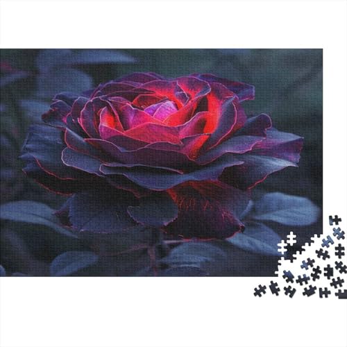 ColoRot Roses Puzzle 1000 Teile Erwachsener Kniffel Spaß Für Die Ganze Familie - Abwechslungsreiche 1000 Puzzleteilige Motive Puzzlespiel Erwachsene, Puzzel 1000pcs (75x50cm) von AOLENFKR