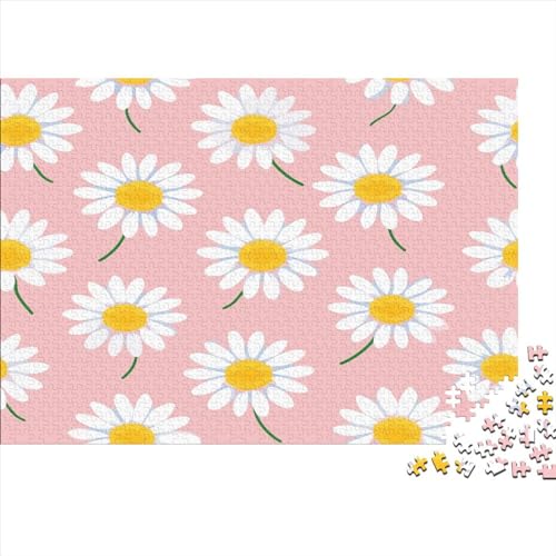 Daisy Puzzle 1000 Teile,Puzzle Für Erwachsene, Impossible Puzzle,Puzzle Farbenfrohes Legespiel,GesKükenlichkeitsspiel Für Die Ganze Familie Puzzel 1000pcs (75x50cm) von AOLENFKR