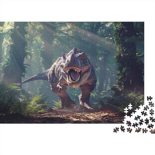 Dinosaurier Puzzlespiel 1000 Teile Für Erwachsene, Einzigartige Kunstwerke Und Vorlage - Geburtstagsgeschenk - Spaßige Puzzles Mit Überraschung Von Puzzle in A Bag Puzzel 1000pcs (75x50cm) von AOLENFKR