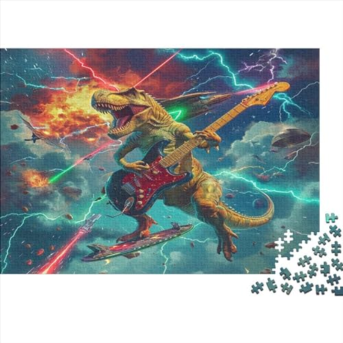 Dinosaurier Puzzlespiel 1000 Teile Puzzles Für Erwachsene Lernspiel Herausforderung Spielzeug 1000 Teile Puzzles Für Erwachsene Kinder Erwachsenen Puzzlespiel Puzzel 1000pcs (75x50cm) von AOLENFKR