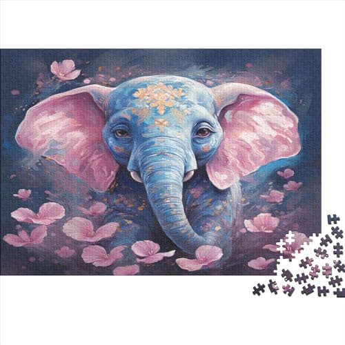 Elefant Puzzlespiel 1000 Teile Puzzles Für Erwachsene Lernspiel Herausforderung Spielzeug 1000 Teile Puzzles Für Erwachsene Kinder Erwachsenen Puzzlespiel Puzzel 1000pcs (75x50cm) von AOLENFKR