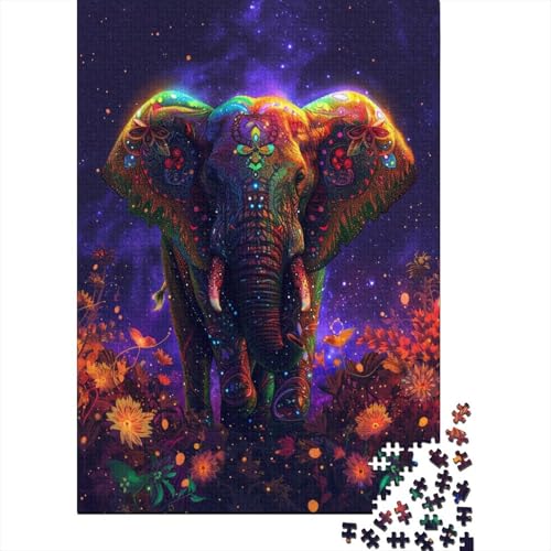 Elefant Puzzlespiel 1000 Teile Puzzles Für Erwachsene Lernspiel Herausforderung Spielzeug 1000 Teile Puzzles Für Erwachsene Kinder Erwachsenen Puzzlespiel Puzzel 1000pcs (75x50cm) von AOLENFKR