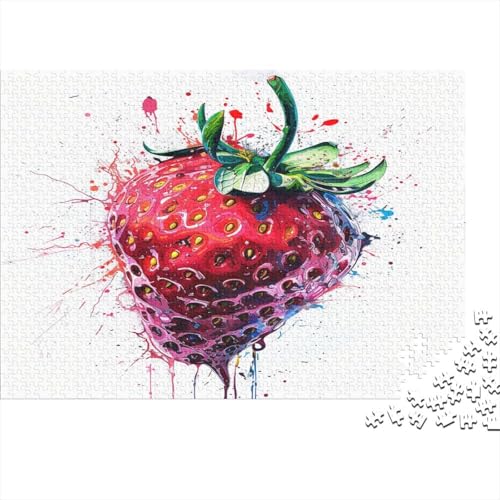 Erdbeere Puzzle 1000 Teile Puzzles Für Erwachsene Klassische Puzzles 1000 Teile Erwachsene Puzzlespiel Erwachsene 1000 Teile Erwachsenen Puzzlespiel Puzzel 1000pcs (75x50cm) von AOLENFKR