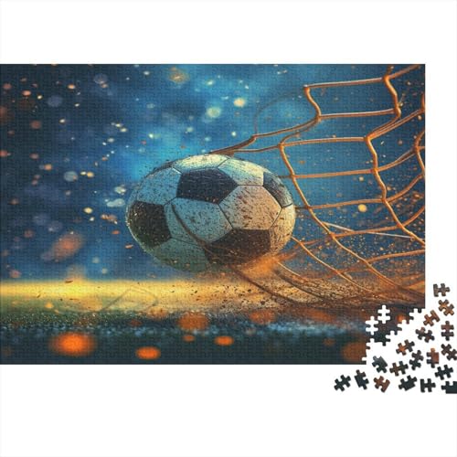 Fußball Puzzle 1000 Teile,Puzzlespiel Für Erwachsene,Impossible Puzzle,Puzzle GesKükenlichkeitsspiel Für Die Ganze Familie, Geschenke Für Männer/Frauen Erwachsenen Puzzel 1000pcs (75x50cm) von AOLENFKR