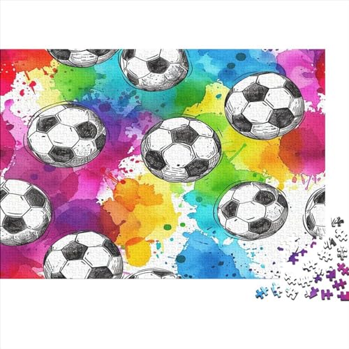 Fußball Puzzle 1000 Teile Puzzle Für Erwachsene Und Kinder Ab 14 Jahren,Puzzlespiel Erwachsenen Puzzlespiel Puzzel 1000pcs (75x50cm) von AOLENFKR