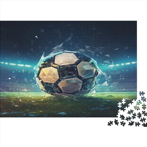 Fußball Puzzlespiel 1000 Teile Erwachsene -Puzzle 1000 Stück Spiel Puzzles Für Erwachsene Kinder Puzzle Erwachsenen Puzzlespiel Puzzel 1000pcs (75x50cm) von AOLENFKR