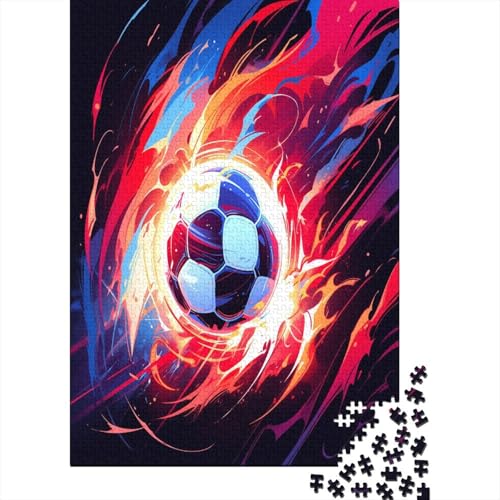 Fußball Puzzlespiel 1000 Teile Puzzles Für Erwachsene Lernspiel Herausforderung Spielzeug 1000 Teile Puzzles Für Erwachsene Kinder Erwachsenen Puzzlespiel Puzzel 1000pcs (75x50cm) von AOLENFKR