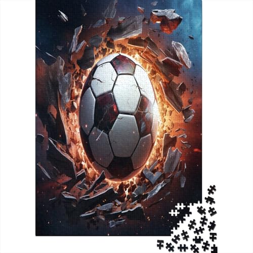 Fußball Puzzlespiel 1000 Teile Puzzles Für Erwachsene Lernspiel Herausforderung Spielzeug 1000 Teile Puzzles Für Erwachsene Kinder Erwachsenen Puzzlespiel Puzzel 1000pcs (75x50cm) von AOLENFKR