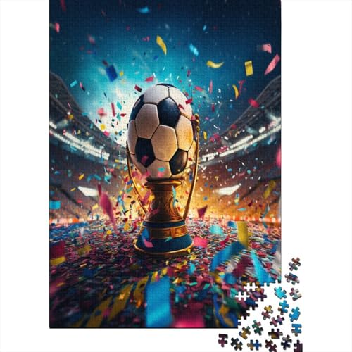 Fußball Puzzlespiel 1000 Teile Puzzles Für Erwachsene Lernspiel Herausforderung Spielzeug 1000 Teile Puzzles Für Erwachsene Kinder Erwachsenen Puzzlespiel Puzzel 1000pcs (75x50cm) von AOLENFKR