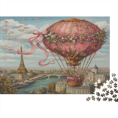 Heißluftballon Puzzle 1000 Teile Erwachsener Kniffel Spaß Für Die Ganze Familie - Abwechslungsreiche 1000 Puzzleteilige Motive Puzzle Erwachsene, Puzzel 1000pcs (75x50cm) von AOLENFKR