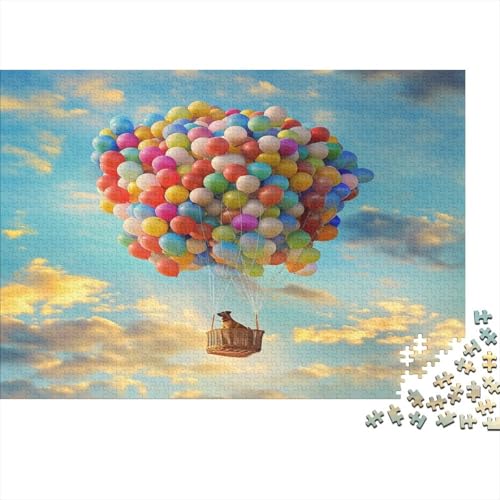 Heißluftballon Puzzle 1000 Teile Erwachsener Kniffel Spaß Für Die Ganze Familie - Abwechslungsreiche 1000 Puzzleteilige Motive Puzzle Erwachsene, Puzzel 1000pcs (75x50cm) von AOLENFKR