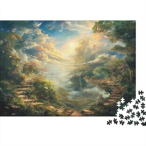 Himmel Puzzle 1000 Teile Puzzles Für Erwachsene Lernspiel Herausforderungsspielzeug 1000-teilige Puzzlespiel Für Erwachsene Kinder Puzzel 1000pcs (75x50cm) von AOLENFKR