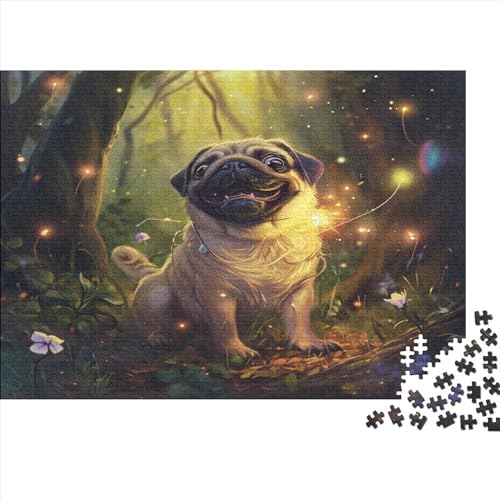 Hund Puzzlespiel 1000 Teile, Puzzle Erwachsene 1000 Teile, Impossible Puzzle GesKükenlichkeitsspiel Für Die Ganze Familie, Puzzle Erwachsene 1000 Teile Puzzel 1000pcs (75x50cm) von AOLENFKR