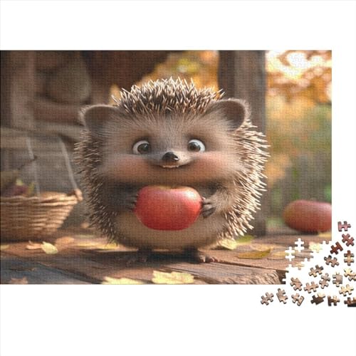 Igel Puzzle 1000 Teile Erwachsener Kniffel Spaß Für Die Ganze Familie - Abwechslungsreiche 1000 Puzzleteilige Motive Puzzlespiel Erwachsene, Puzzel 1000pcs (75x50cm) von AOLENFKR