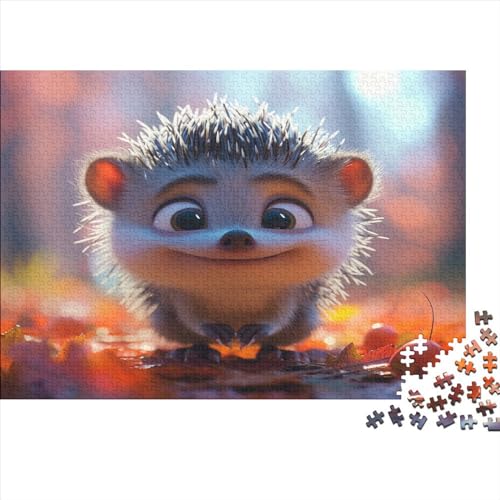 Igel Puzzle 1000 Teile Erwachsener Kniffel Spaß Für Die Ganze Familie - Abwechslungsreiche 1000 Puzzleteilige Motive Puzzlespiel Erwachsene, Puzzel 1000pcs (75x50cm) von AOLENFKR