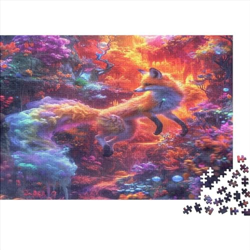 Jungle Fuchs Puzzle 1000 Teile Erwachsene, Puzzlespiel Jigsaw Puzzles Erwachsenen Puzzlespiel Puzzel 1000pcs (75x50cm) von AOLENFKR