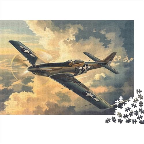 Kämpfer Luftfahrzeuge Puzzlespiel 1000 Teile Puzzle Für Erwachsene Und Kinder Ab 14 Jahren, Erwachsenen Puzzlespiel Puzzel 1000pcs (75x50cm) von AOLENFKR