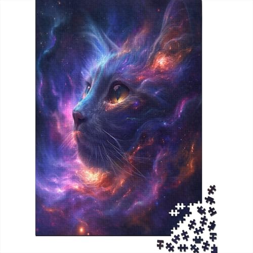 Kat Puzzle 1000 Teile,Puzzlespiel Für Erwachsene,Impossible Puzzle,Puzzle Geschicklichkeitsspiel Für Die Ganze Familie, Geschenke Für Männer/Frauen Erwachsenen Puzzel 1000pcs (75x50cm) von AOLENFKR