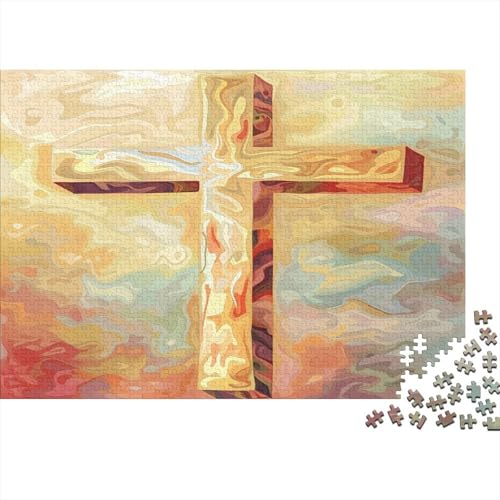 Kreuz Puzzle 1000 Teile Puzzles Für Erwachsene Klassische Puzzles 1000 Teile Erwachsene Puzzlespiel Erwachsene 1000 Teile Erwachsenen Puzzlespiel Puzzel 1000pcs (75x50cm) von AOLENFKR