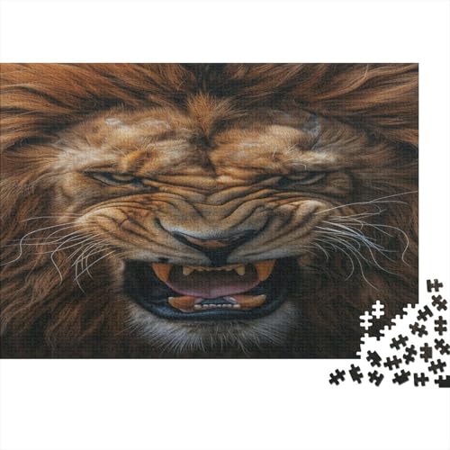 Löwe Puzzle 1000 Teile Erwachsener Kniffel Spaß Für Die Ganze Familie - Abwechslungsreiche 1000 Puzzleteilige Motive Puzzlespiel Erwachsene, Puzzel 1000pcs (75x50cm) von AOLENFKR