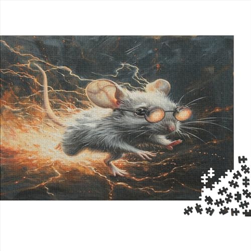 Maus Puzzle 1000 Teile Erwachsener Kniffel Spaß Für Die Ganze Familie - Abwechslungsreiche 1000 Puzzleteilige Motive Puzzle Erwachsene, Puzzel 1000pcs (75x50cm) von AOLENFKR