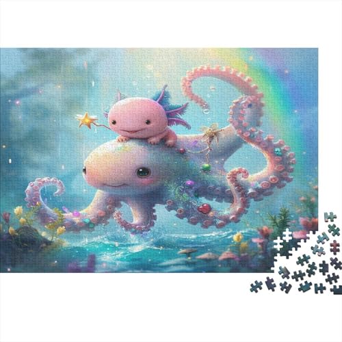 Oktopus Puzzle 1000 Teile Erwachsener Kniffel Spaß Für Die Ganze Familie - Abwechslungsreiche 1000 Puzzleteilige Motive Puzzle Erwachsene, Puzzel 1000pcs (75x50cm) von AOLENFKR