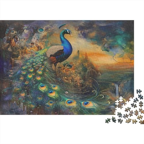 PeaSchwanz 1000 Teile Puzzle, Puzzles Für Erwachsene, 1000 Teile Puzzlespiel Für Jugendliche & Erwachsene Puzzlespiel Puzzel 1000pcs (75x50cm) von AOLENFKR