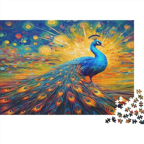 PeaSchwanz Puzzle 1000 Teile,Puzzle Für Erwachsene, Impossible Puzzle, GesKükenlichkeitsspiel Für Die Ganze Familie,Puzzle Legespiel- Erwachsenenpuzzle Puzzel 1000pcs (75x50cm) von AOLENFKR