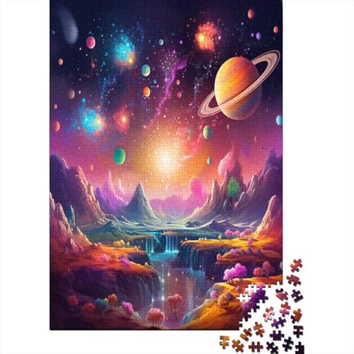 Planet des Universums Puzzle 1000 Teile Puzzles Für Erwachsene Klassische Puzzles 1000 Teile Erwachsene Puzzlespiel Erwachsene 1000 Teile Erwachsenen Puzzlespiel Puzzel 1000pcs (75x50cm) von AOLENFKR