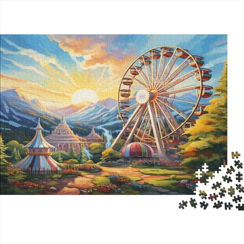 Riesenrad Puzzle 1000 Teile Erwachsener Kniffel Spaß Für Die Ganze Familie - Abwechslungsreiche 1000 Puzzleteilige Motive Puzzle Erwachsene, Puzzel 1000pcs (75x50cm) von AOLENFKR