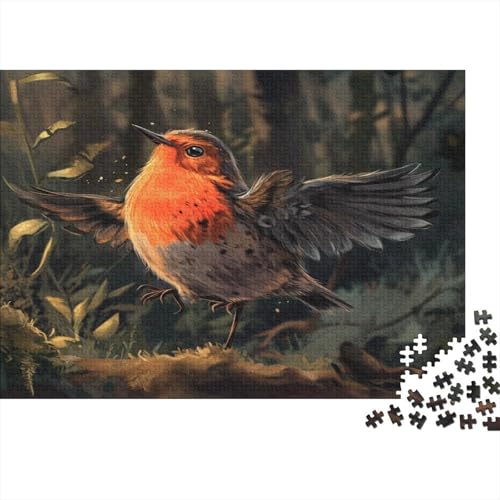 Robin Puzzle 1000 Teile Erwachsener Kniffel Spaß Für Die Ganze Familie - Abwechslungsreiche 1000 Puzzleteilige Motive Puzzlespiel Erwachsene, Puzzel 1000pcs (75x50cm) von AOLENFKR