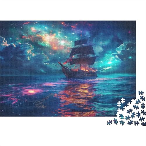 SailBoot Puzzle 1000 Teile Erwachsener Kniffel Spaß Für Die Ganze Familie - Abwechslungsreiche 1000 Puzzleteilige Motive Puzzlespiel Erwachsene, Puzzel 1000pcs (75x50cm) von AOLENFKR