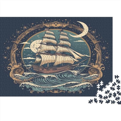 SailBoots Puzzle 1000 Teile Erwachsener Kniffel Spaß Für Die Ganze Familie - Abwechslungsreiche 1000 Puzzleteilige Motive Puzzlespiel Erwachsene, Puzzel 1000pcs (75x50cm) von AOLENFKR