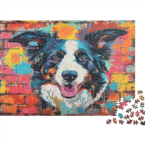 SchafeHund Puzzle 1000 Teile Erwachsener Kniffel Spaß Für Die Ganze Familie - Abwechslungsreiche 1000 Puzzleteilige Motive Puzzlespiel Erwachsene, Puzzel 1000pcs (75x50cm) von AOLENFKR