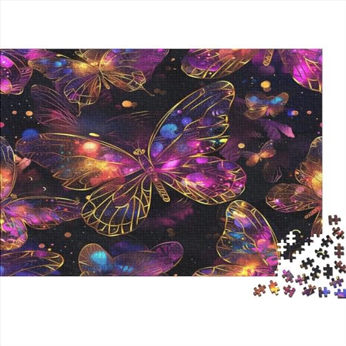 Schmetterling Puzzle 1000 Teile Erwachsener Kniffel Spaß Für Die Ganze Familie - Abwechslungsreiche 1000 Puzzleteilige Motive Puzzlespiel Erwachsene, Puzzel 1000pcs (75x50cm) von AOLENFKR