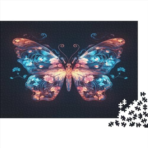 Schmetterling Puzzle 1000 Teile Für Erwachsene Und Kinder Ab 14 Jahrenfür Stressabbauer Puzzlespiel Erwachsenen Puzzlespiel Puzzel 1000pcs (75x50cm) von AOLENFKR