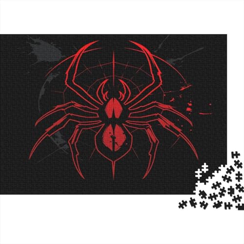 Spinne Puzzle 1000 Teile Puzzle Für Erwachsene Und Kinder Ab 14 Jahren Puzzel 1000pcs (75x50cm) von AOLENFKR